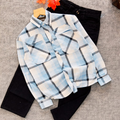 Men’s Sky Blue Checked Casual Shirt